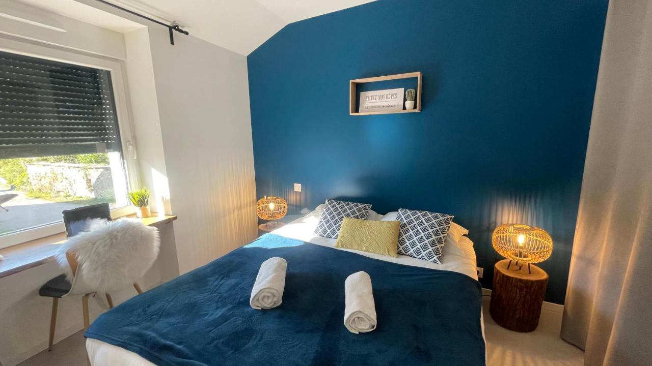 Chouzelot Appart-Hotel N 4 Calme Avec Terrasse, Wi-Fi Haut Debit, Petit-Dejeuner, Room-Service Et Parking Prive מראה חיצוני תמונה